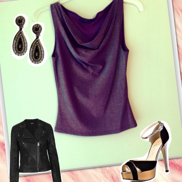 Le Parfait Tops - 🎉2XHP🎉😁 Purple ShimmerTop ⬇️ OFFERS?