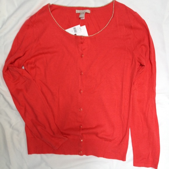 NWT banana republic pink cardigan