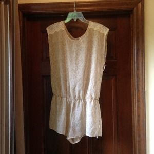 Sheer Snakeskin Romper