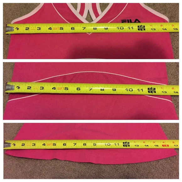 BUNDLED - Pink & Flirty Filas Workout Shirt! - Picture 4 of 4