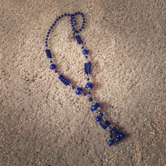 Dark blue necklace