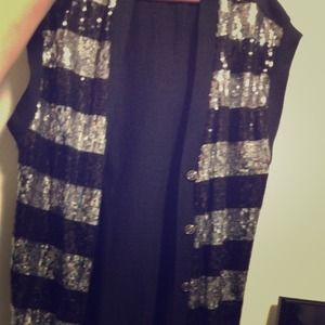 Glitter vest