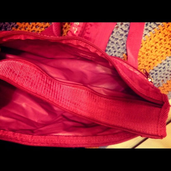 Pink Shoulder Bag with Coin Pouch - Picture 2 of 4
