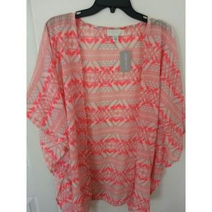Aztec Printed Kimono