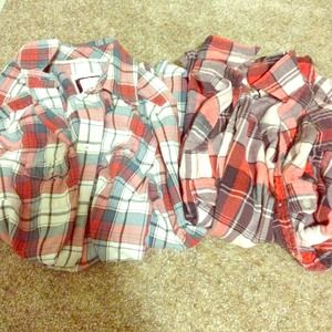 Two flannels!