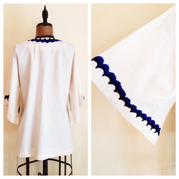 ♥️SOLD Vintage embroidered tunic - Picture 2 of 3