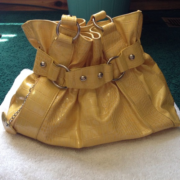 Yellow summer bag