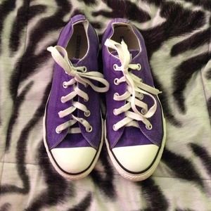 Purple Converse All Stars