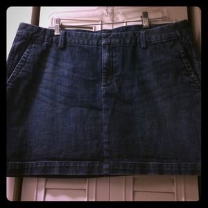 Gap kakis style denim skirt