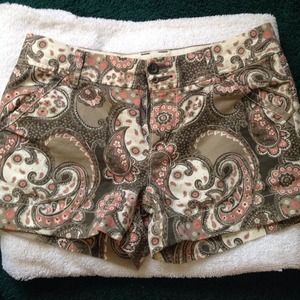 Brown and pink shorts