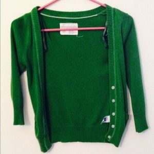 Aeropostale green cardigan