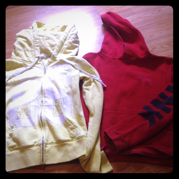 Victoria's Secret Sweaters - Victoria's Secret yellow zip up