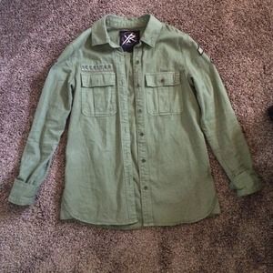 Green army jacket