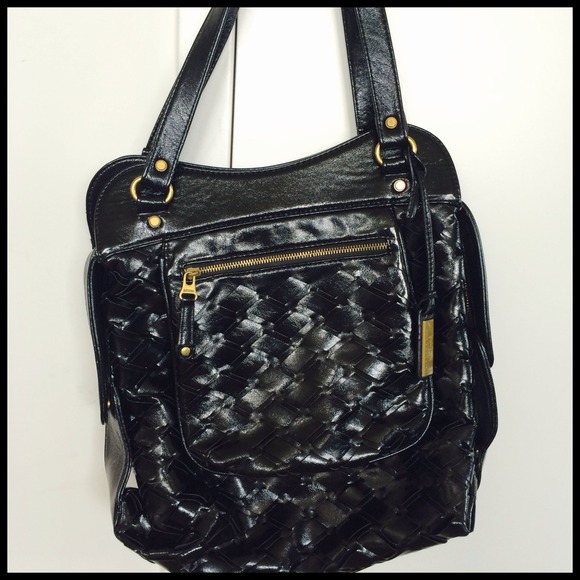 Greyson for Target black woven handbag