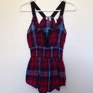 Plaid tank