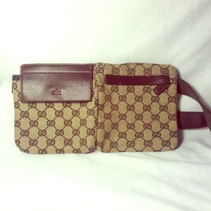 GUCCI canvas belt bag