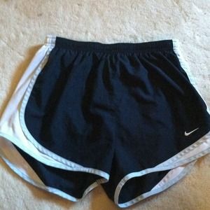 Nike Dri-Fit Navy/Light Blue/White Shorts (small)