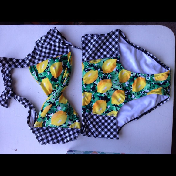 Forever 21 high waisted bikini swimsuit