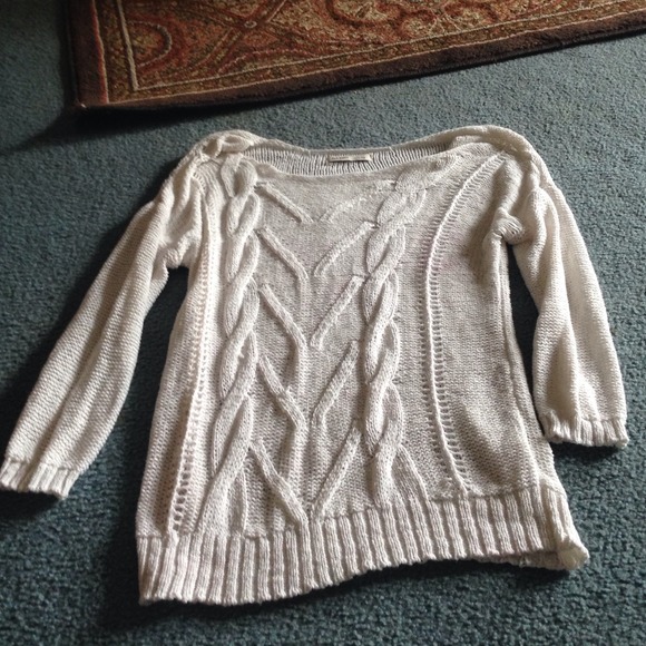 Old Navy cable knit sweater.