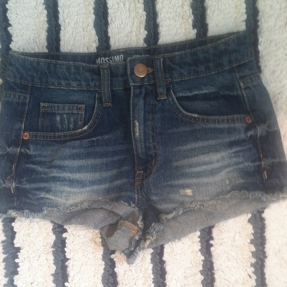 DENIM HIGH RISE SHORTS - Picture 3 of 4