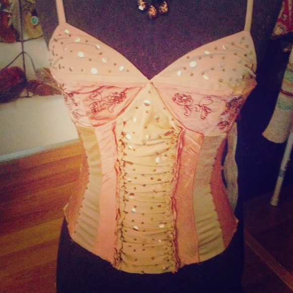 Marciano Tops - 3 for $15 cute corset style shirt with open back