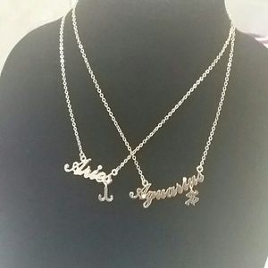 Gold Zodiac necklaces