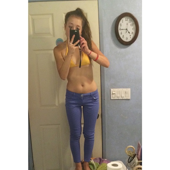 Polka dot jeans💙 - Picture 3 of 3