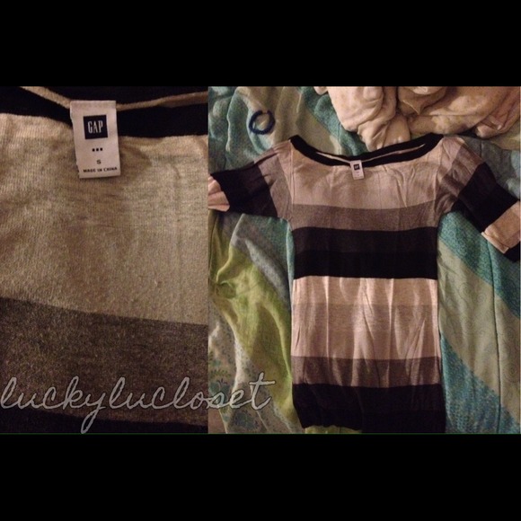 GAP Thin Long Sleeve|mixed stripes|