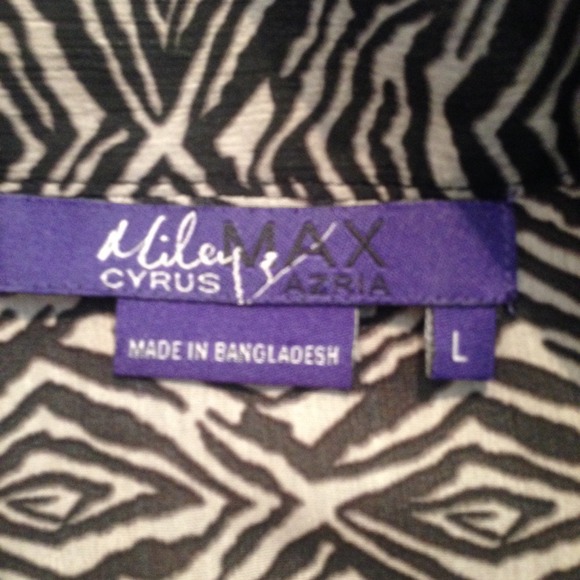 Miley Cyrus Ruffle Top - Picture 3 of 3