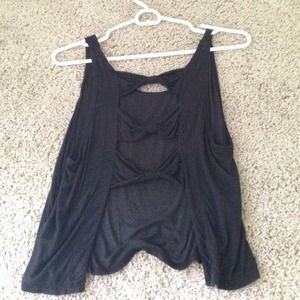 brandy Melville bow-back top