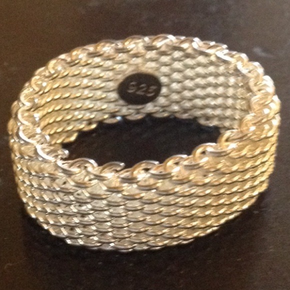 .925 Mesh Silver Ring 💕