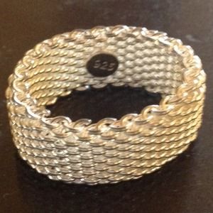 .925 Mesh Silver Ring 💕