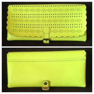 Neon Yellow Clutch