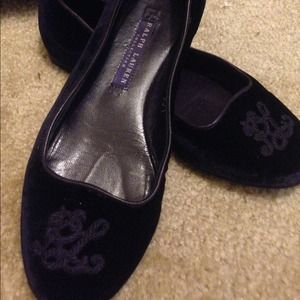 Navy blue Ralph Lauren flats