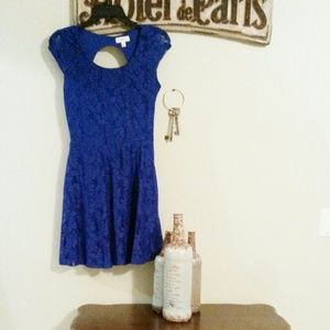 Sold on vinted. Lace blue dress