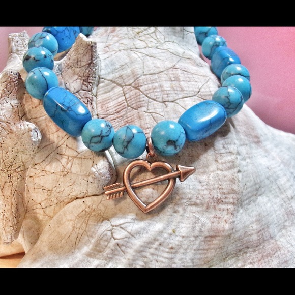 Handcrafted "Arrow Through My Heart" Anklet