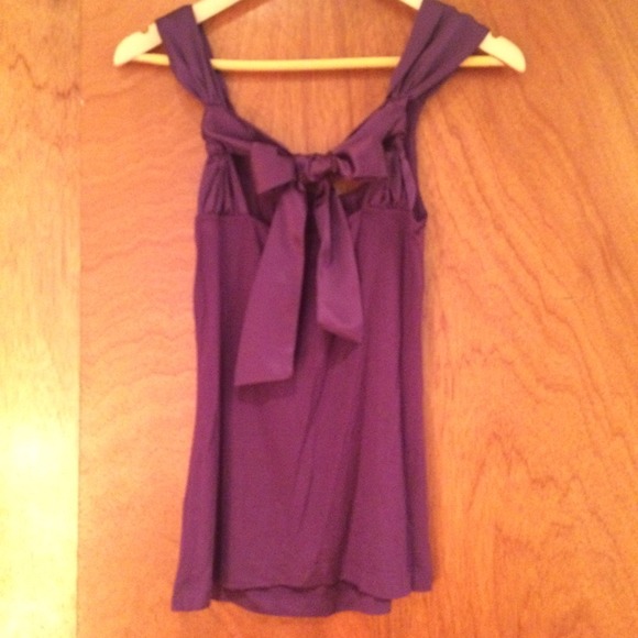 Back Bow Silk Top