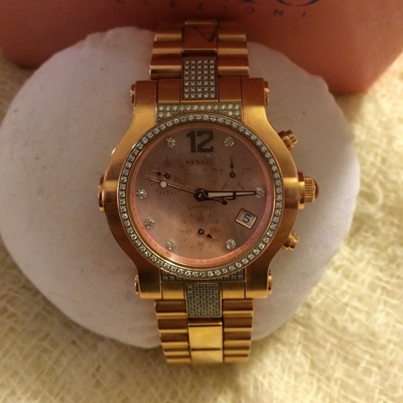 RENATO BEAUTY COLLECTION DIAMOND WATCH/Rose Gold - Picture 2 of 4