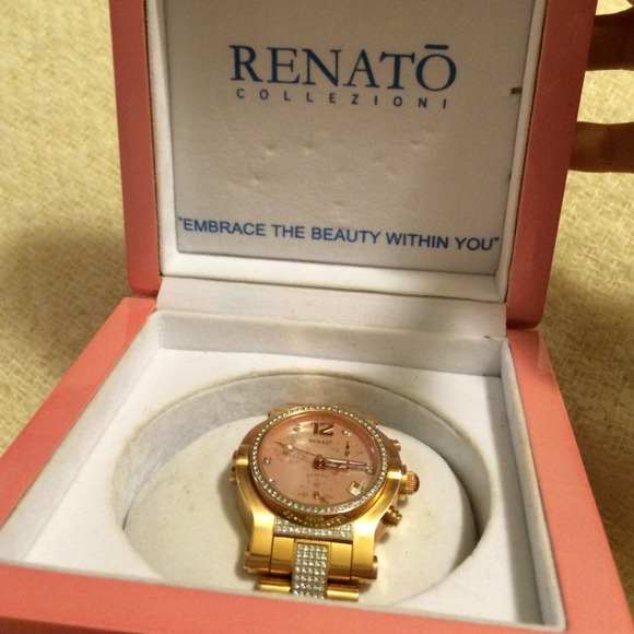 RENATO BEAUTY COLLECTION DIAMOND WATCH/Rose Gold - Picture 4 of 4