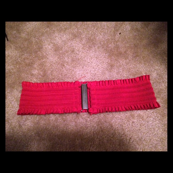 Red Elastic Belt - Picture 1 of 1