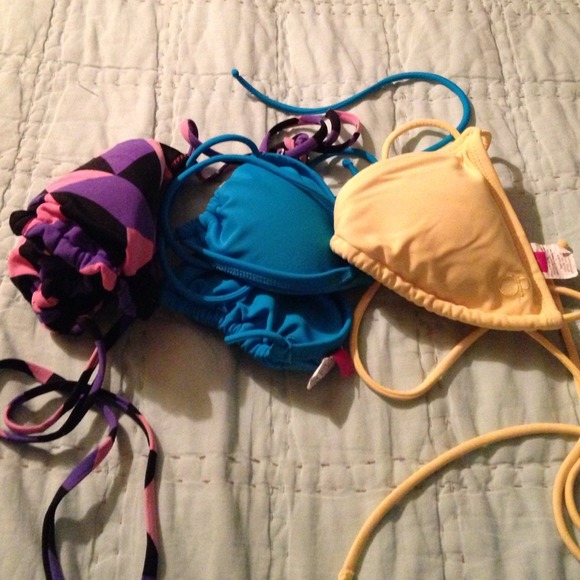Bundle of 3 bikini tops