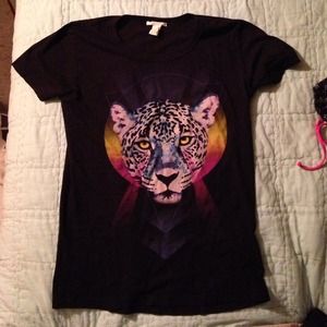 Tiger print shirt!