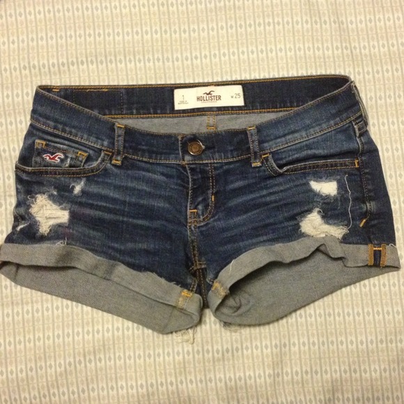 Hollister Dark Wash Shorts Size 1