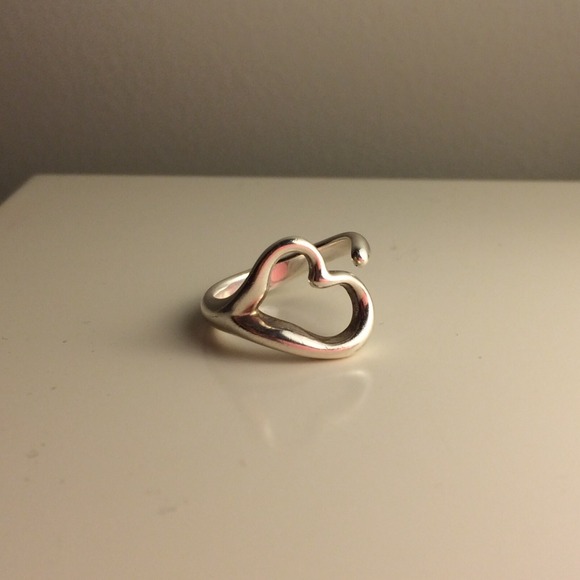 Tiffany & Co. Jewelry - Tiffany Elsa Peretti Open Heart Ring *AUTHENTIC*
