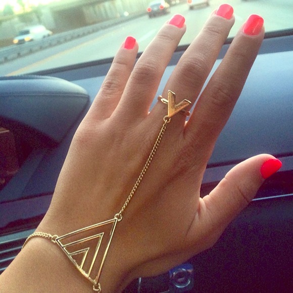 Gold ring bracelet!! * on hold *