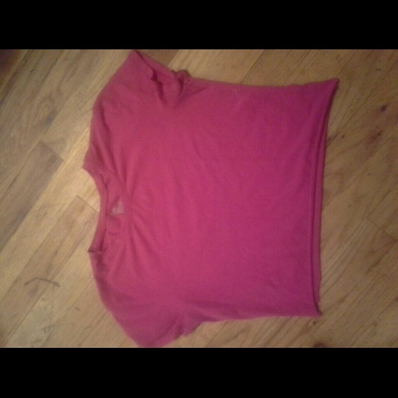 Hot pink crop top