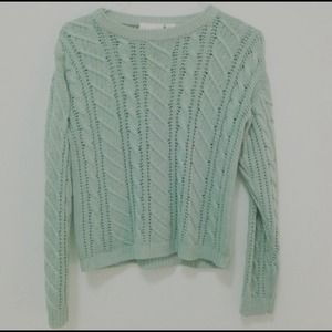 🚫TRADED🚫Mint Knit Sweater