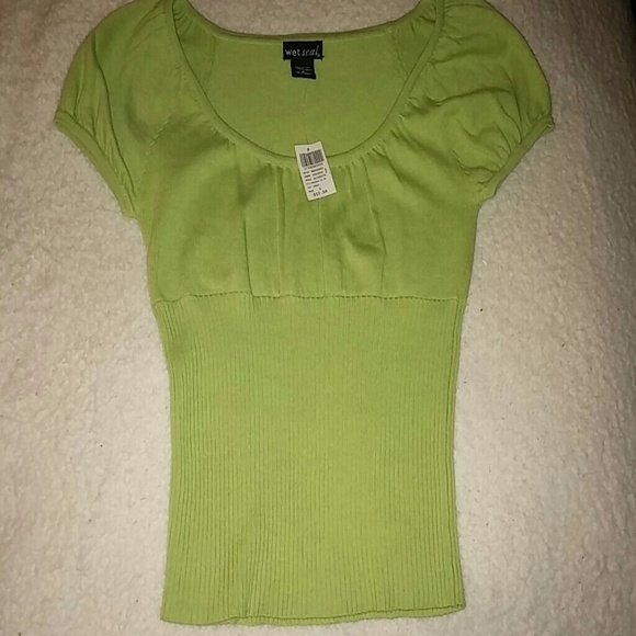 Lime green sweater
