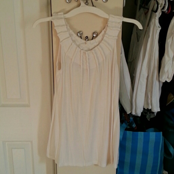 Cream tank top