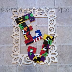 Custom wooden letter